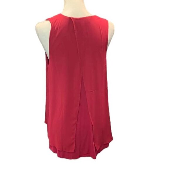 LOFT Flowy Sleeveless Blouse Top - Picture 2 of 4